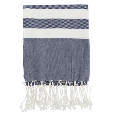 Striped cotton towel