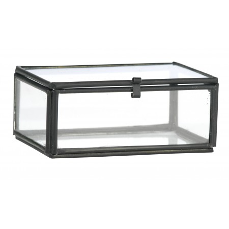 Rectangular glass box