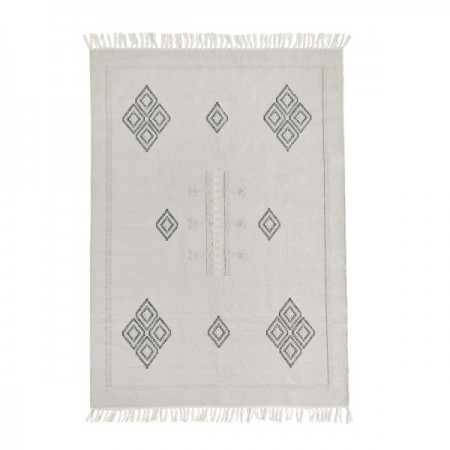 Handwoven cotton rug