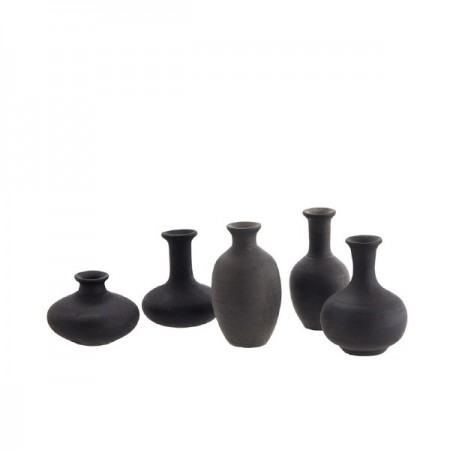 Terracotta mini vase set/5 (price per piece)